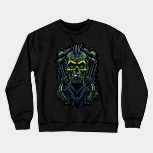 Cyborg Heads S02 D05 Crewneck Sweatshirt